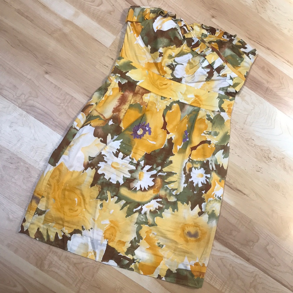 ModCloth mini strapless, ruffled, summer dress!